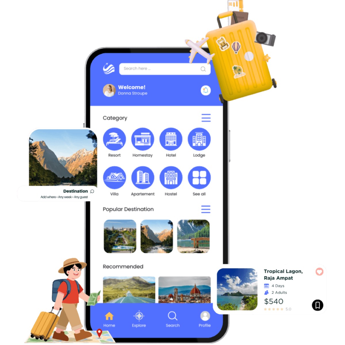 Airbnb clone rental marketplace